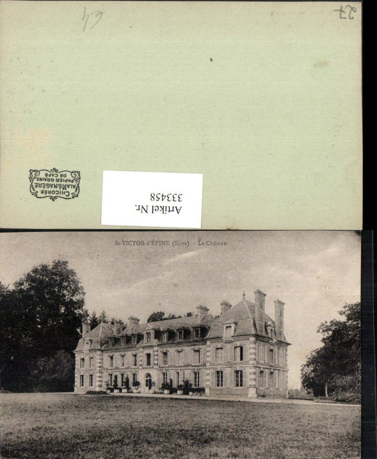 333458,Haute-Normandie Eure St-Victor-d'Epine Le Chateau Schloss
