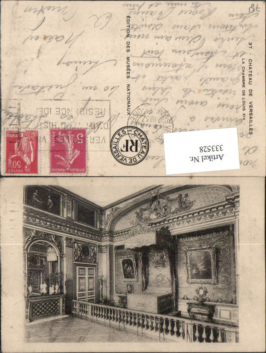 333528,Ile-de-France Yvelines Chateau de Versailles La Chambre de Louis XIV Castle