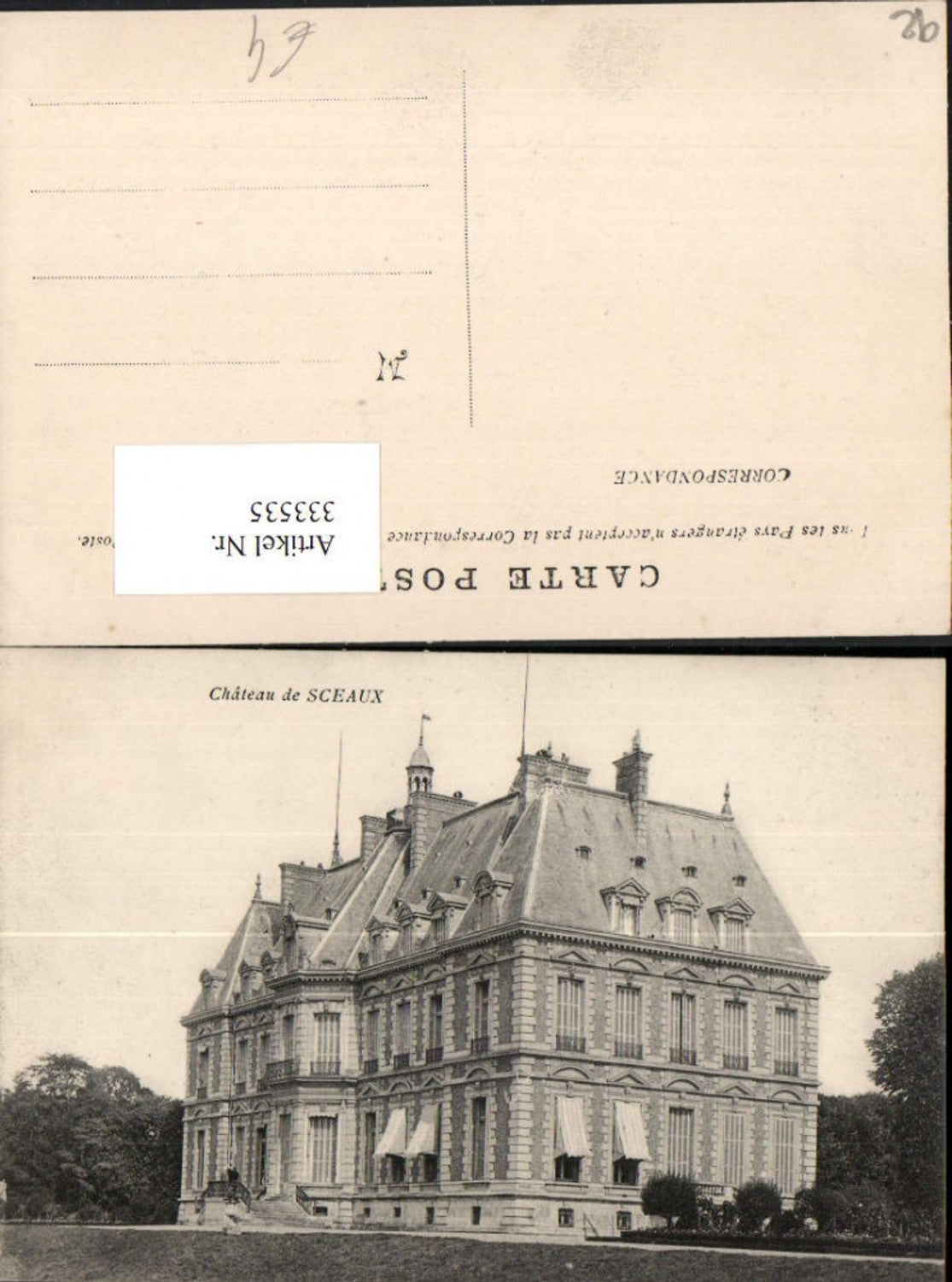 333535,Ile-de-France Hauts-de-Seine Chateau de Sceaux Schloss