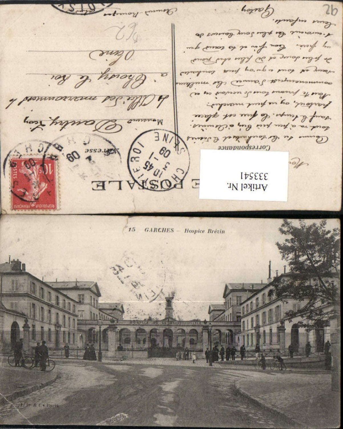 333541,Ile-de-France Hauts-de-Seine Garches Hospice Brezin Hospital