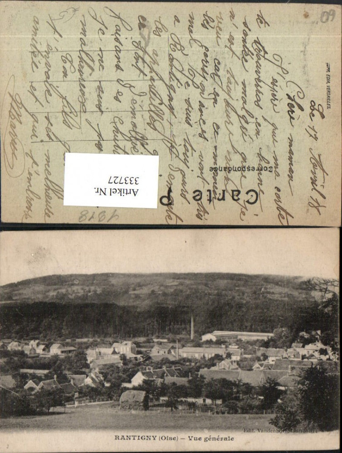 333727,Picardie Oise Rantigny Vue generale Totale
