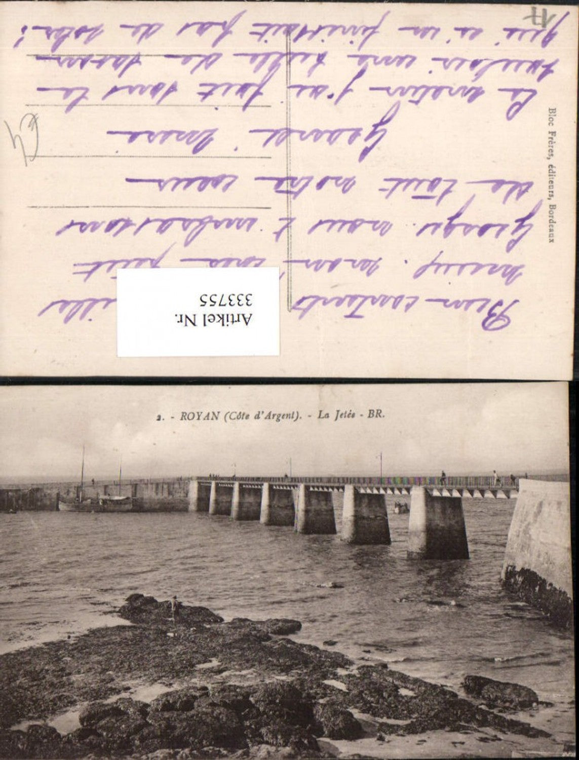 333755,Poitou-Charentes Charente-Maritime Royan La Jetes Brücke Küste
