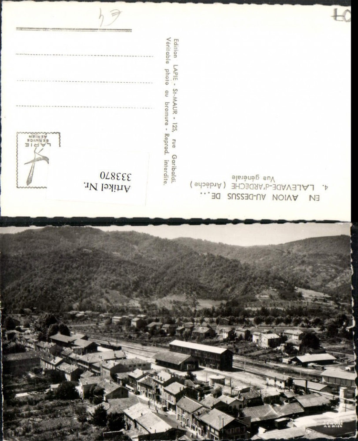 333870,Rhone-Alpes Ardeche Lalevade-d'Ardeche Vue generale Teilansicht