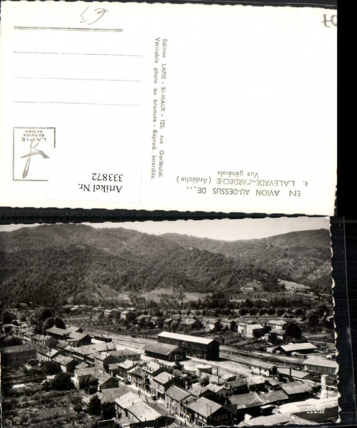 333872,Rhone-Alpes Ardeche Lalevade-d'Ardeche Vue generale Teilansicht