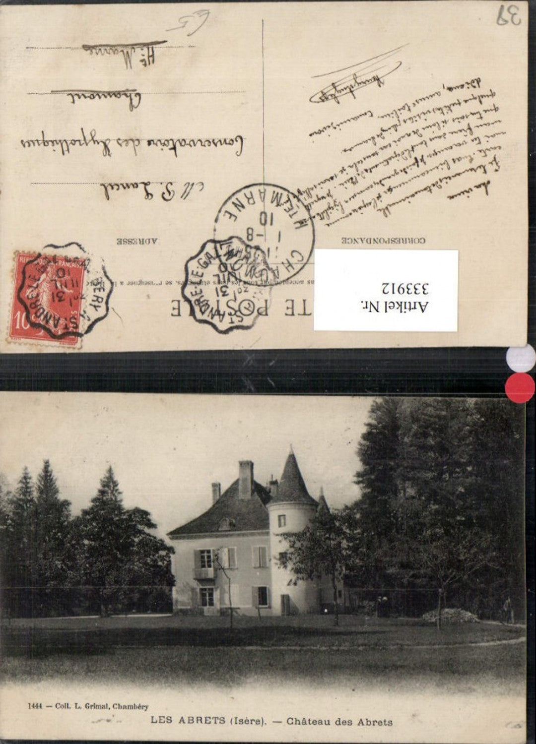 333912,Rhone-Alpes Isere Les Abrets Chateau des Abrets Schloss