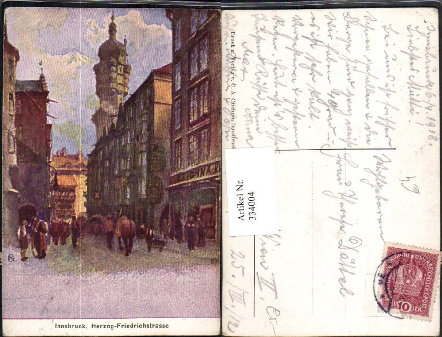 Alte Ansichtskarte – Old Postcard