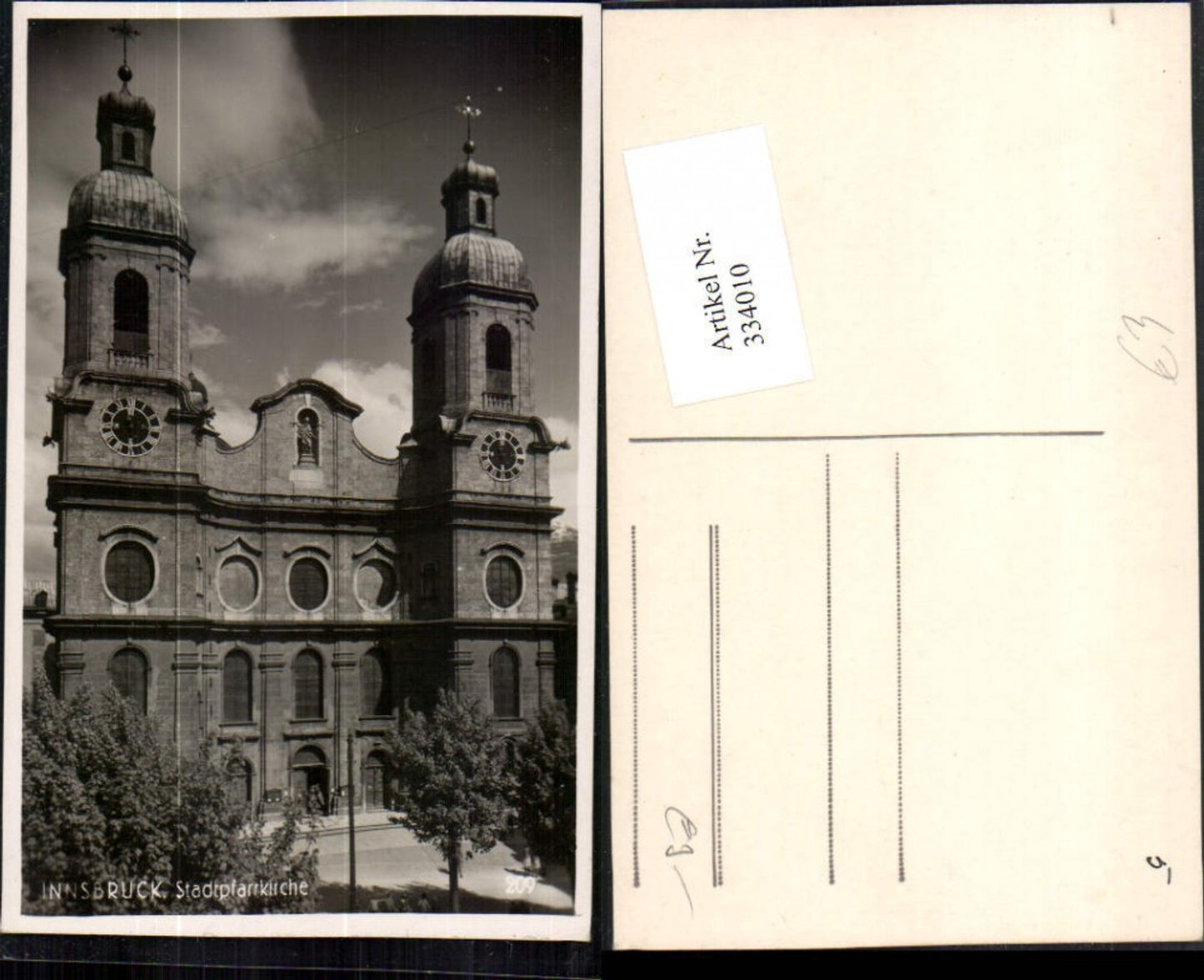 Alte Ansichtskarte – Old Postcard