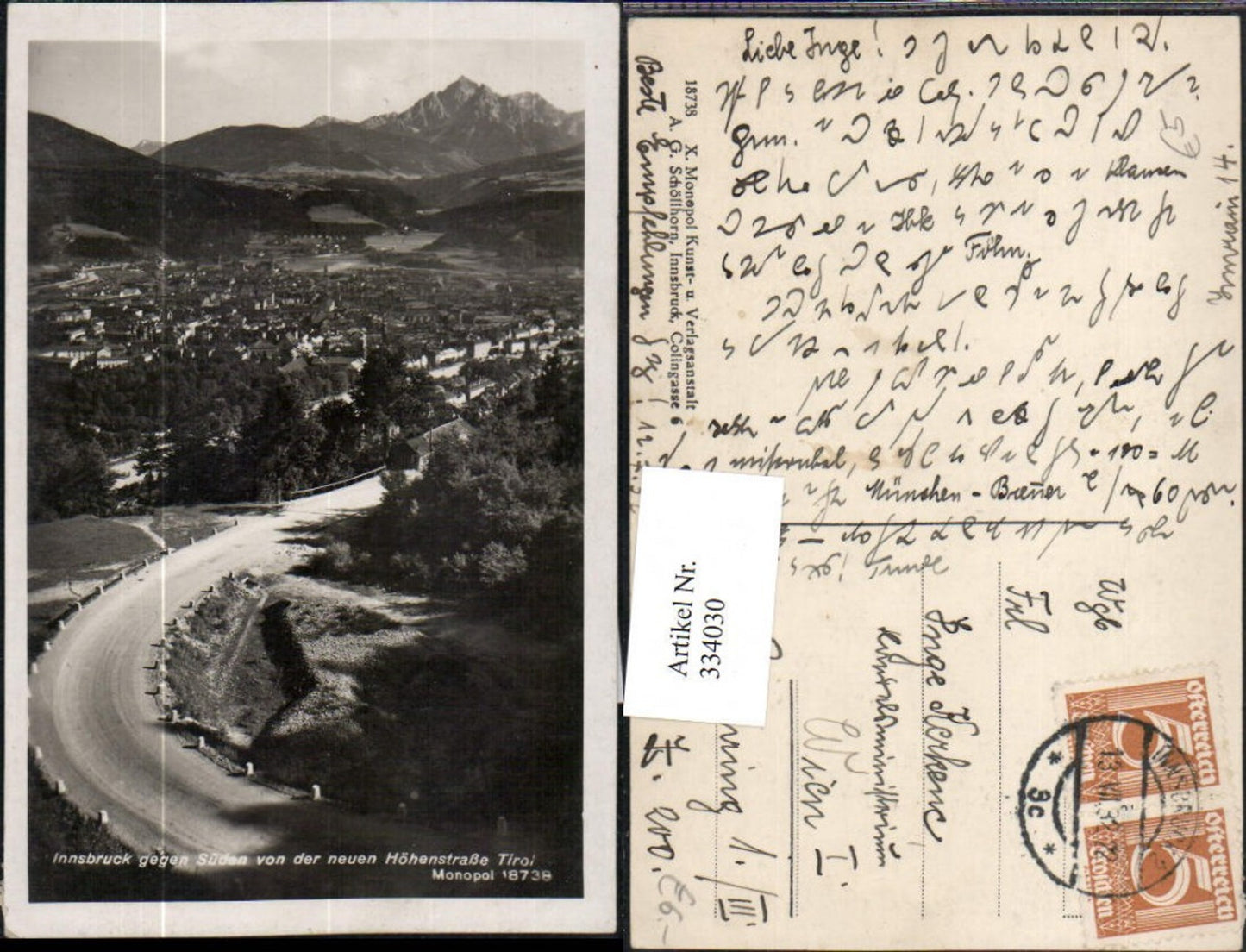 Alte Ansichtskarte – Old Postcard