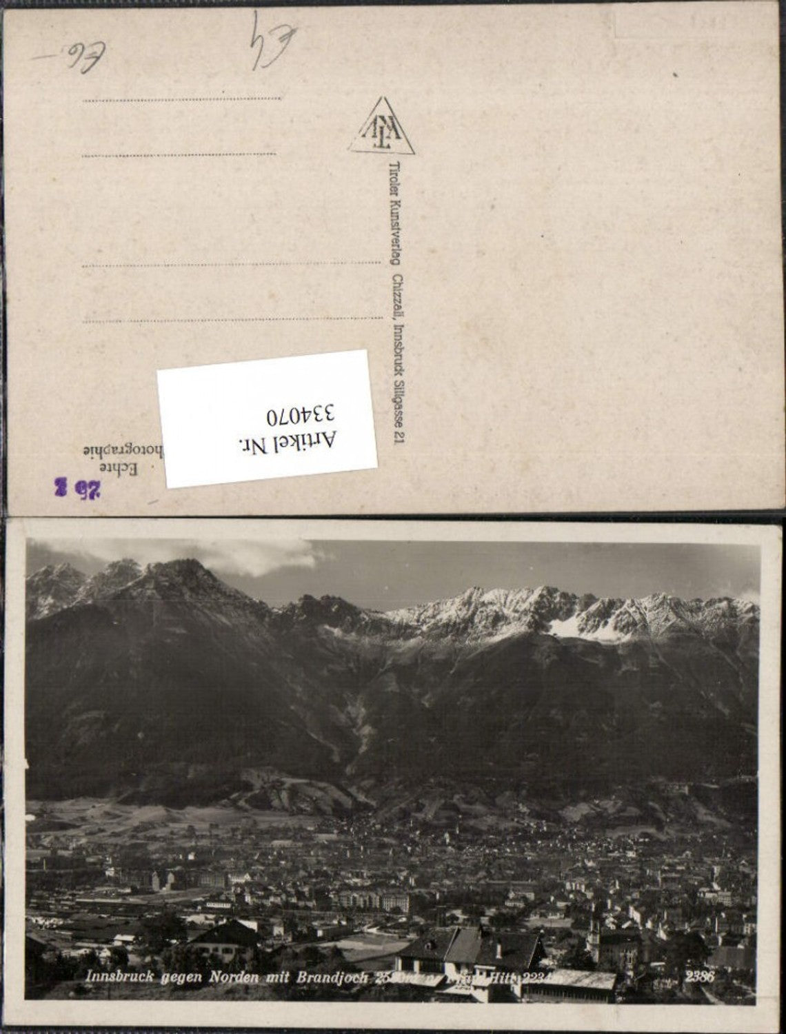 Alte Ansichtskarte – Old Postcard