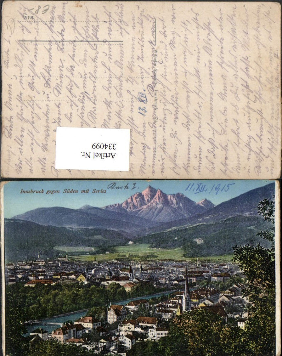 Alte Ansichtskarte – Old Postcard