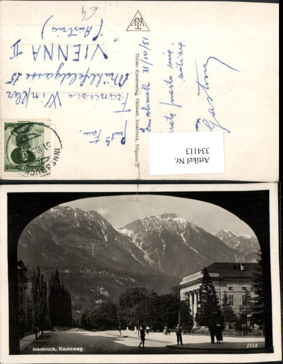Alte Ansichtskarte – Old Postcard