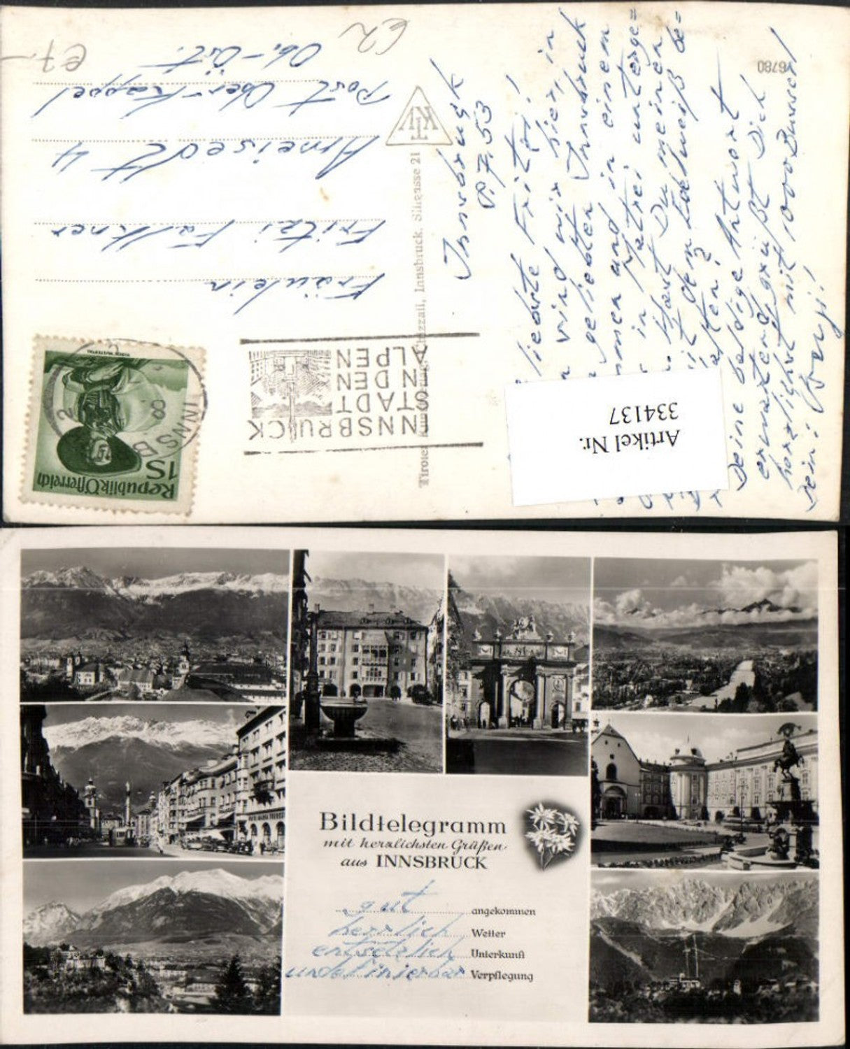 Alte Ansichtskarte – Old Postcard