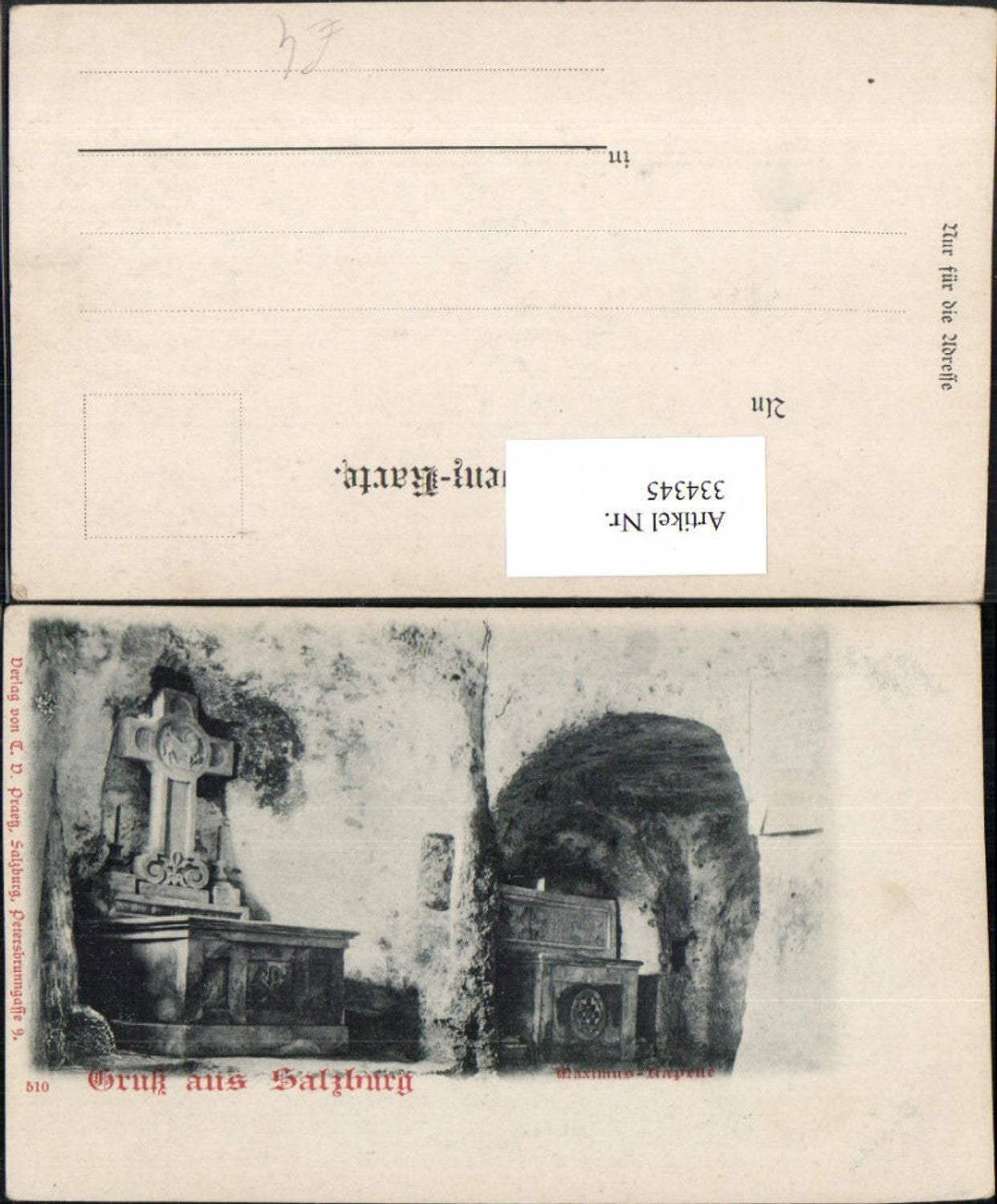 334345,Gruß aus Salzburg Maximus-Kapelle Innenansicht