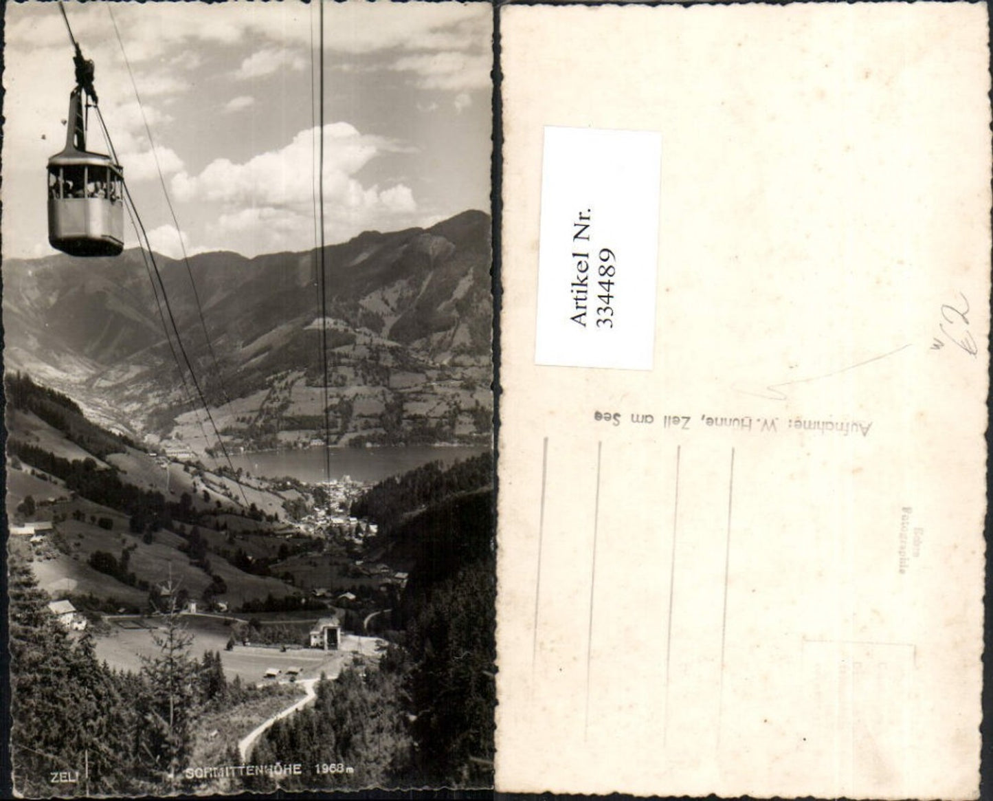 334489,Zell am See Schmittenhöhe Seilbahn