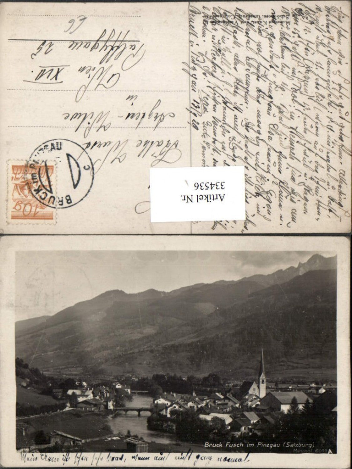 334536,Bruck Fusch an d. Großglocknerstraße Totael Bergkulisse