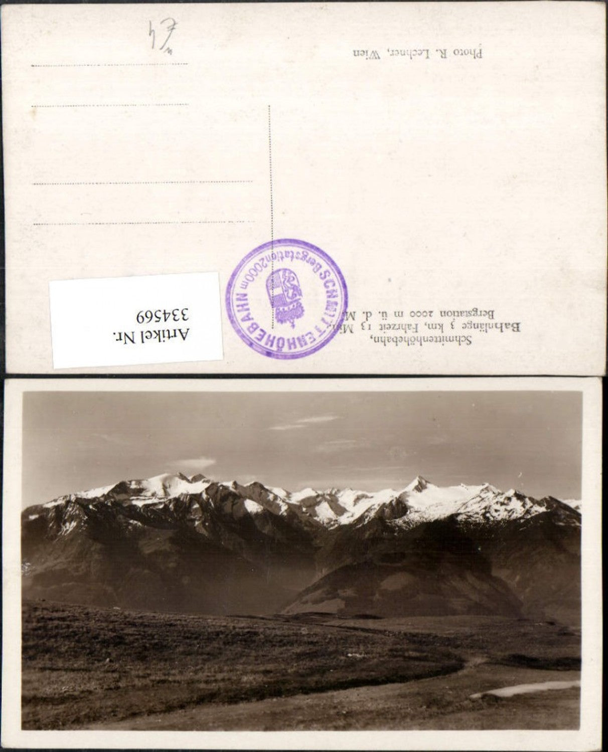 334569,Schmittenhöhe b. Zell am See Bergkulisse