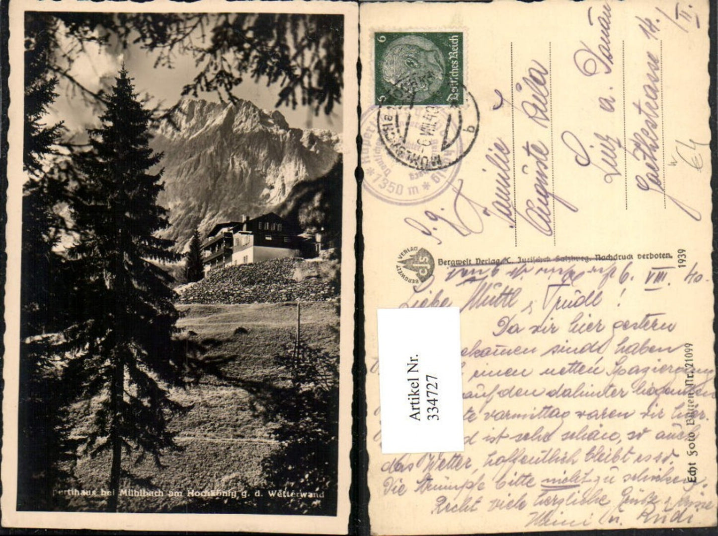 Alte Ansichtskarte – Old Postcard