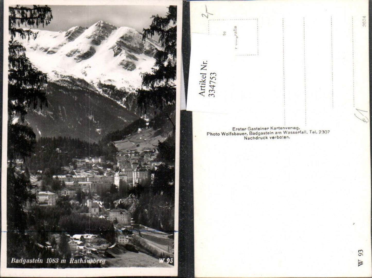 Alte Ansichtskarte – Old Postcard