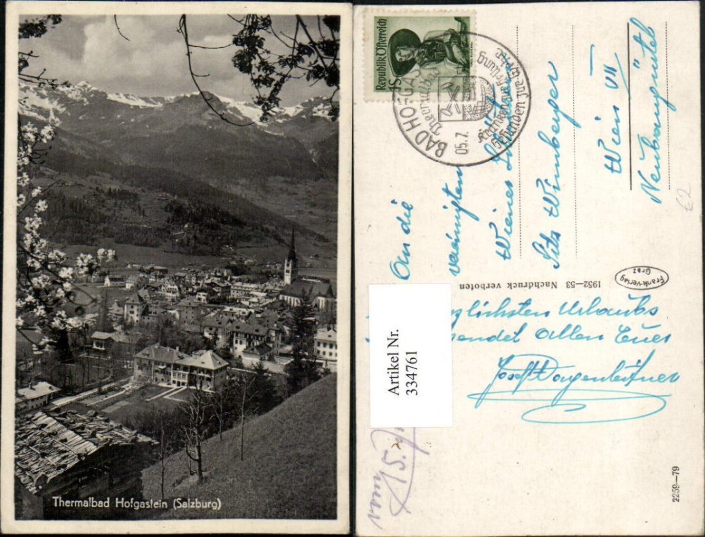 Alte Ansichtskarte – Old Postcard