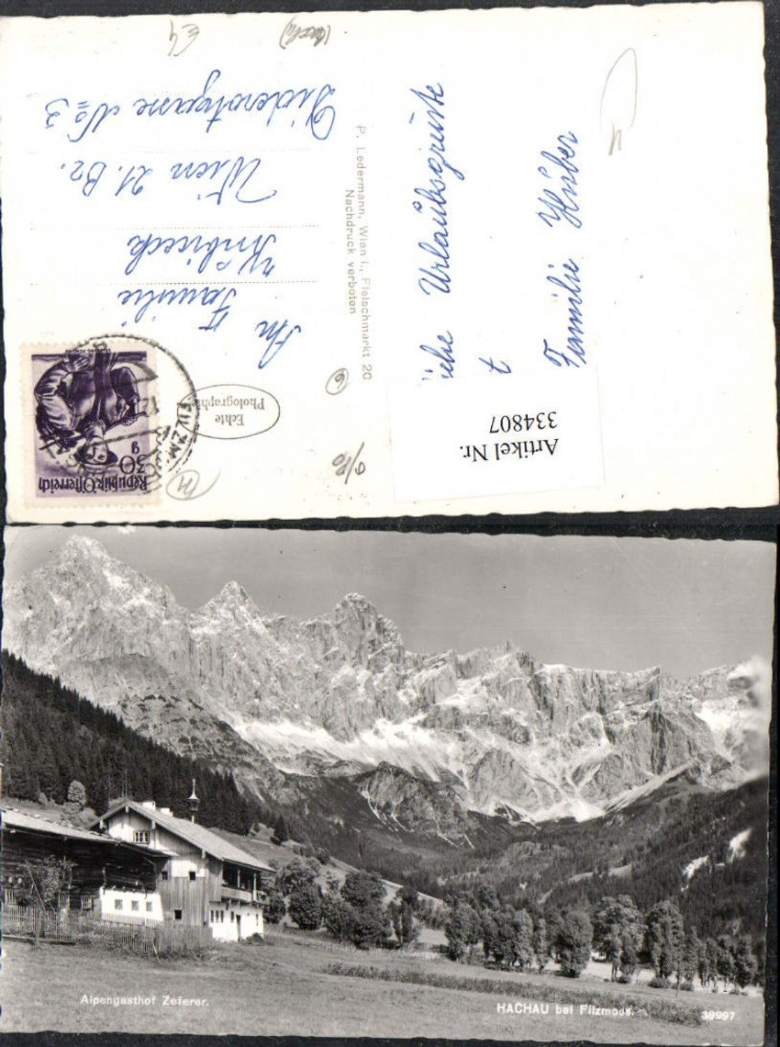 Alte Ansichtskarte – Old Postcard