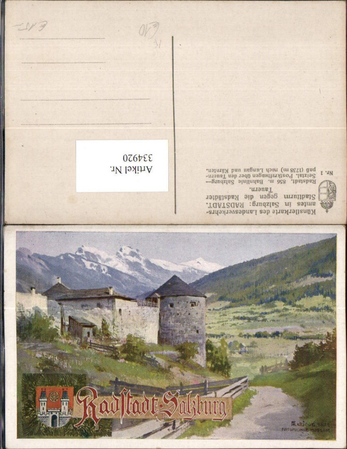 Alte Ansichtskarte – Old Postcard