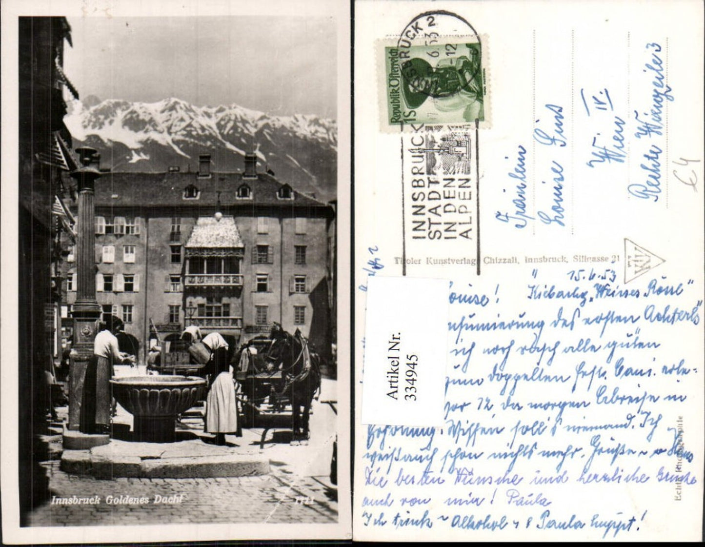 Alte Ansichtskarte – Old Postcard