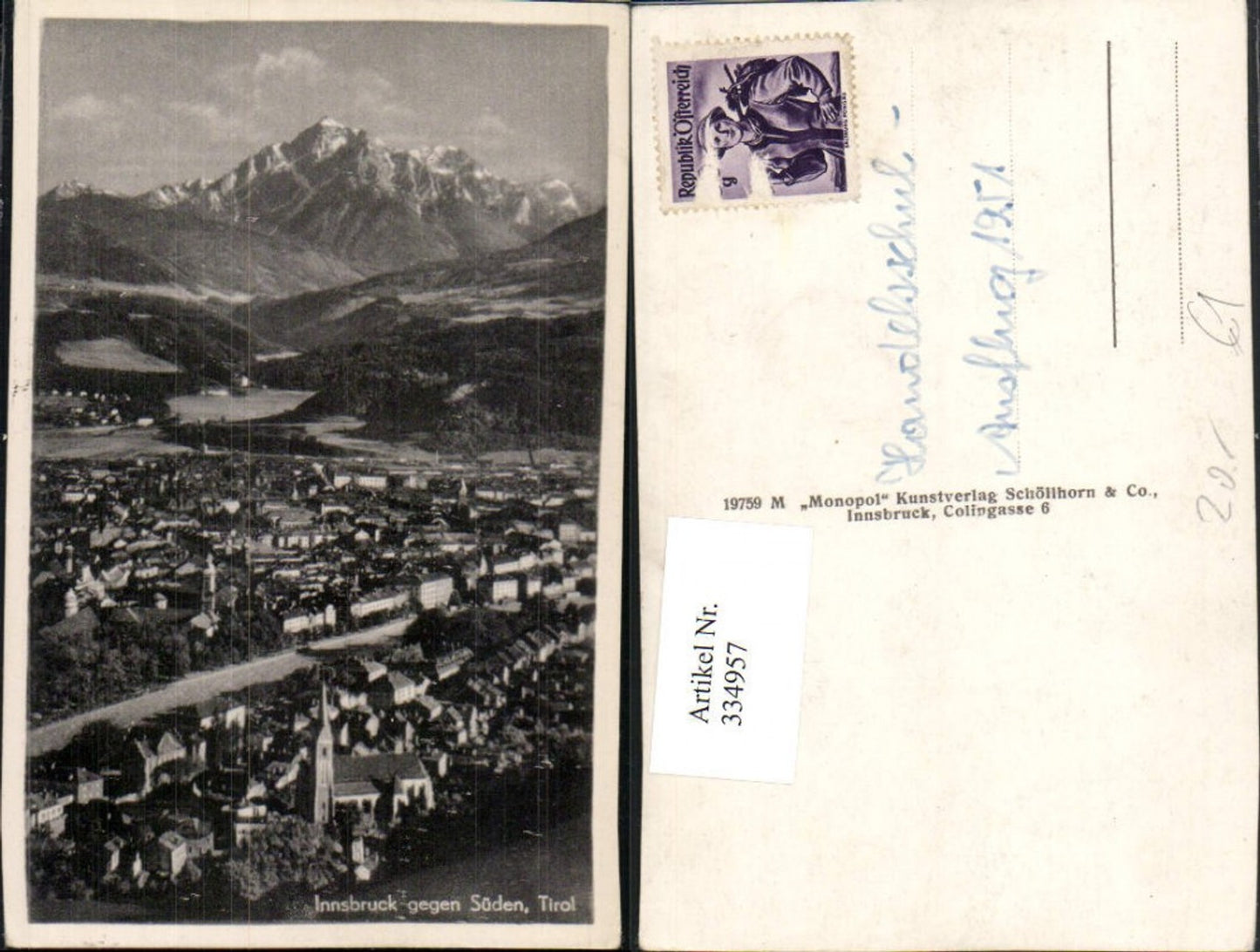 Alte Ansichtskarte – Old Postcard