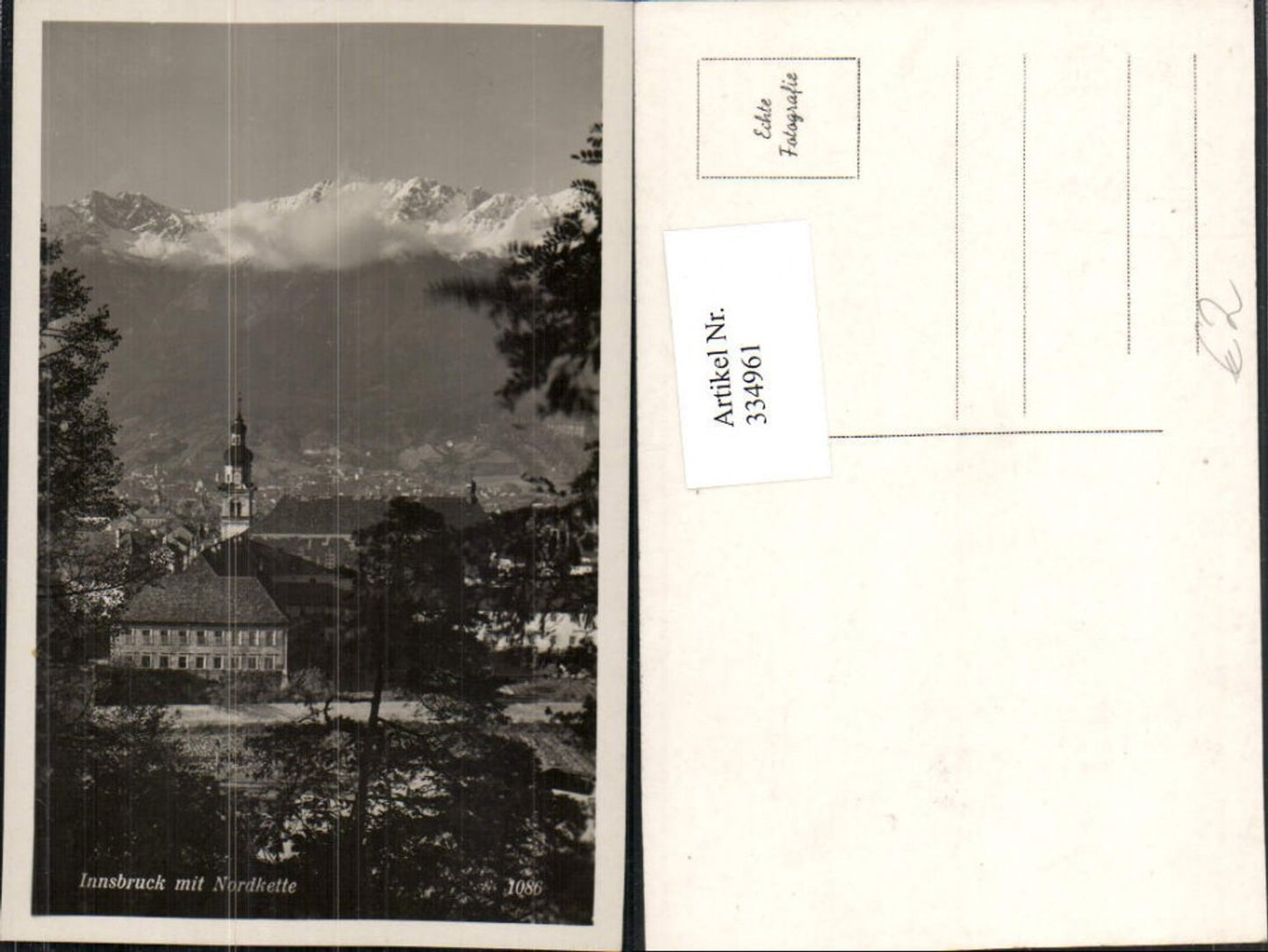Alte Ansichtskarte – Old Postcard
