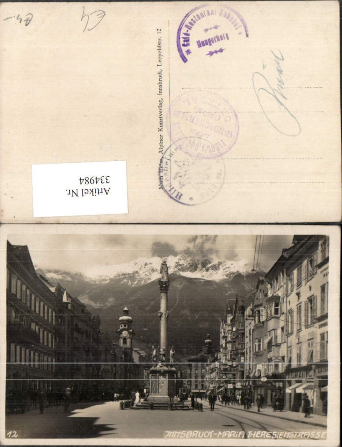 Alte Ansichtskarte – Old Postcard