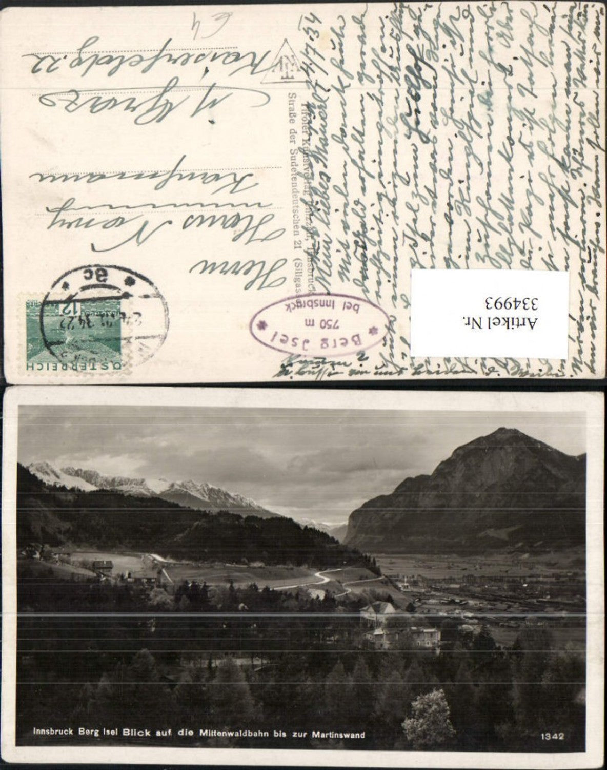 Alte Ansichtskarte – Old Postcard