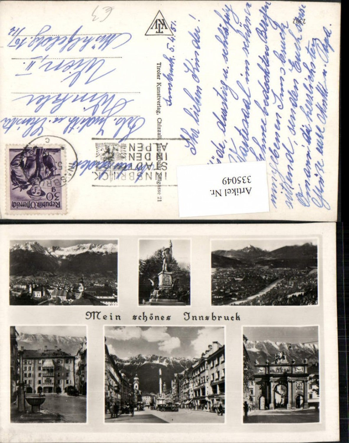 Alte Ansichtskarte – Old Postcard