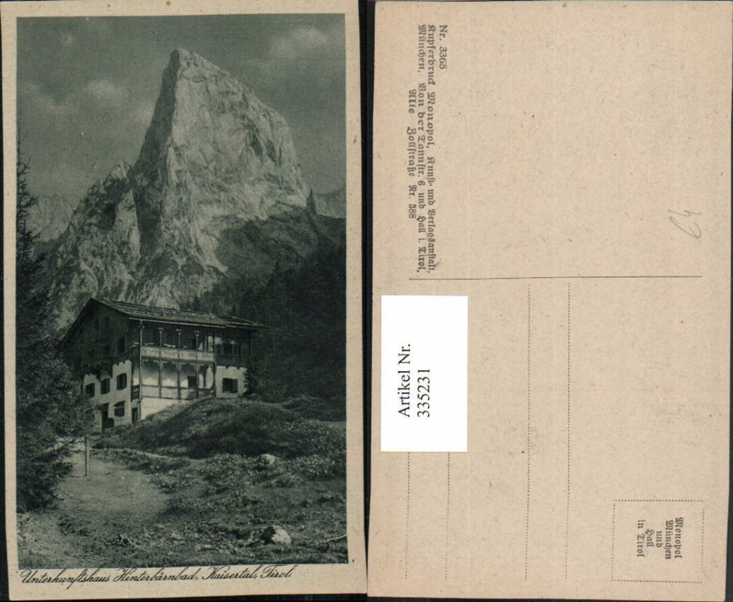 Alte Ansichtskarte – Old Postcard