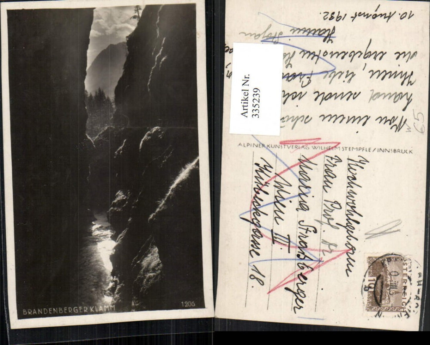 Alte Ansichtskarte – Old Postcard