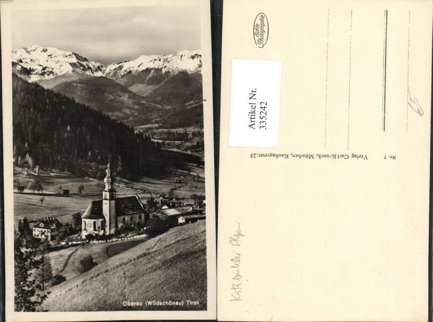 Alte Ansichtskarte – Old Postcard