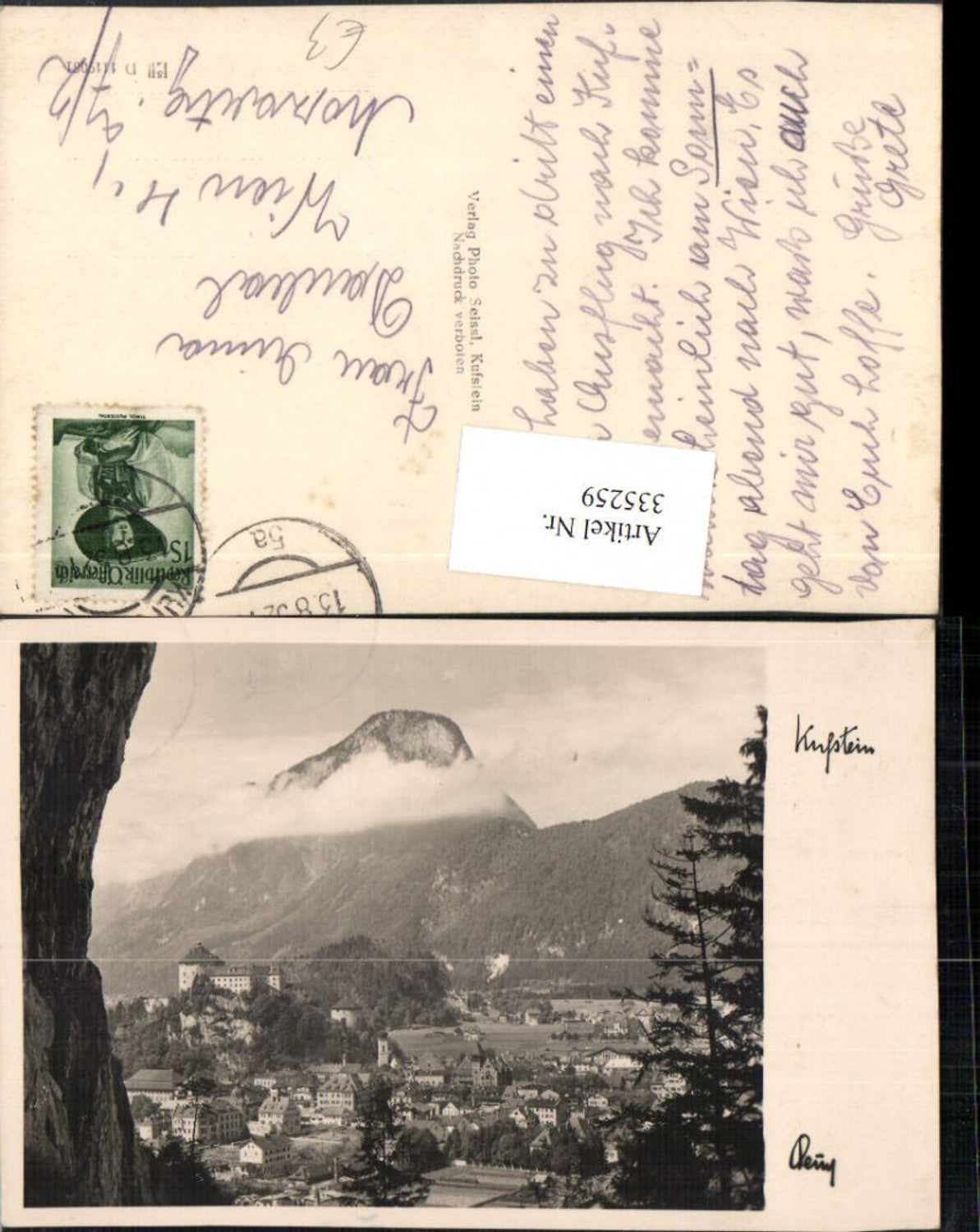Alte Ansichtskarte – Old Postcard