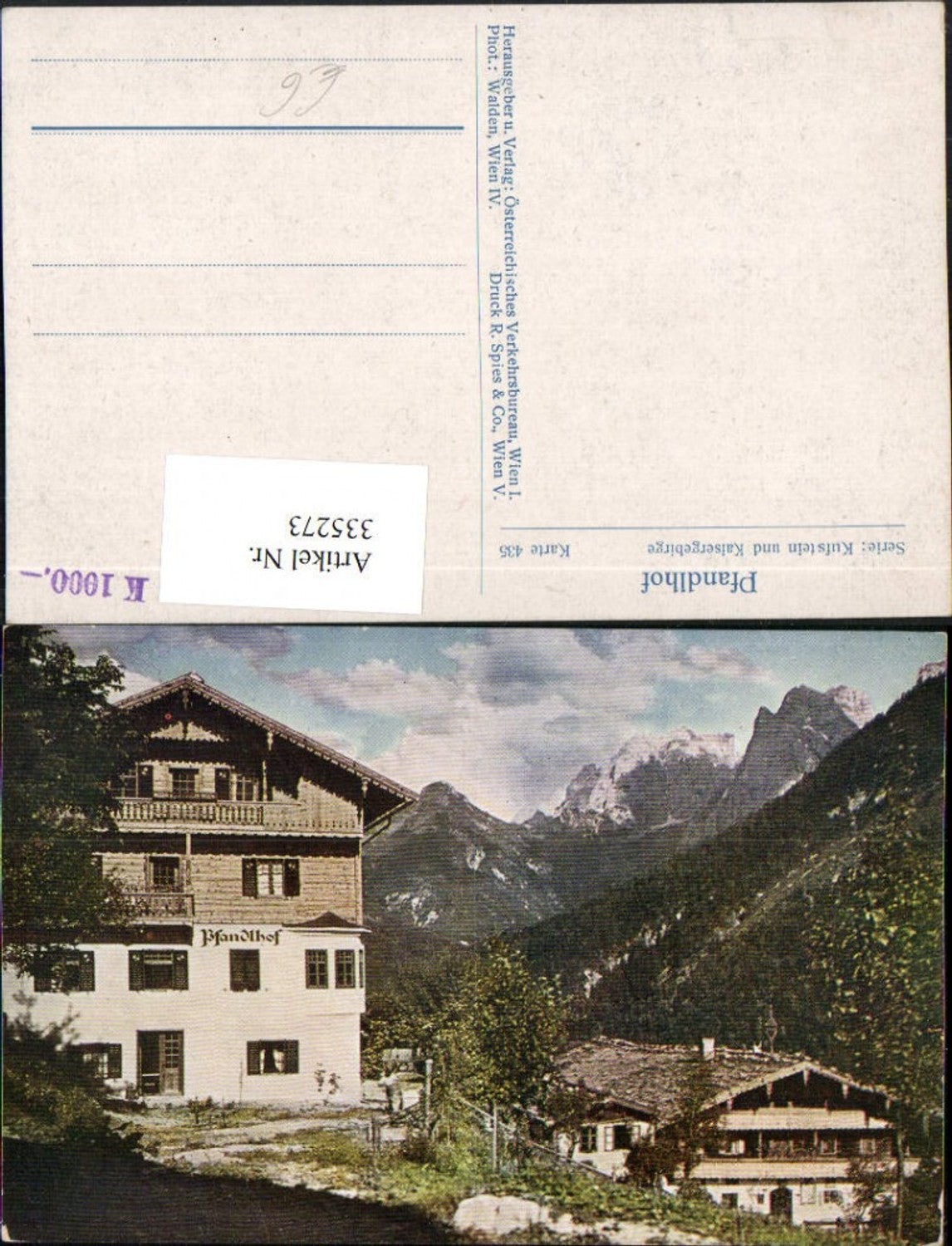 Alte Ansichtskarte – Old Postcard