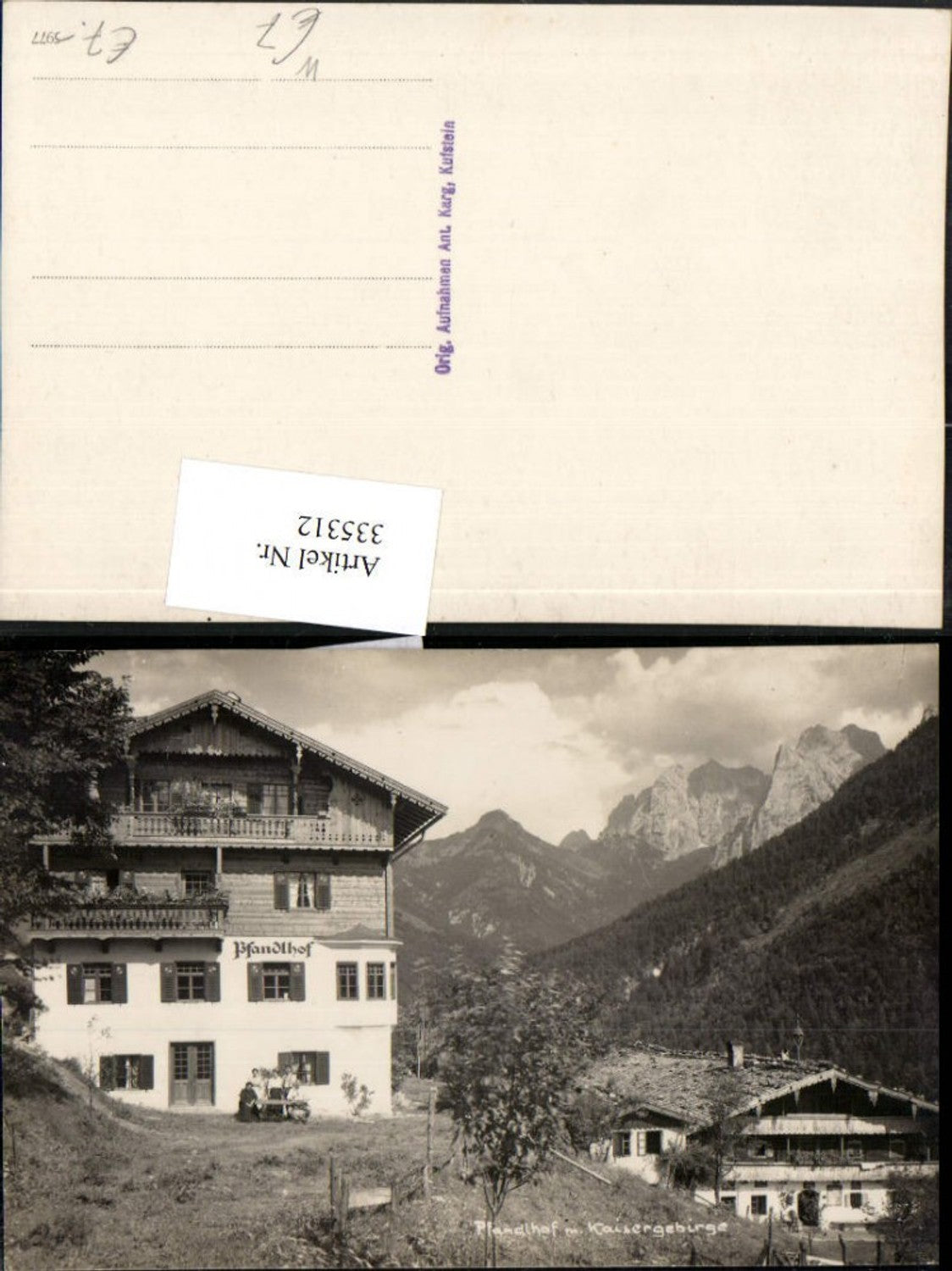 Alte Ansichtskarte – Old Postcard