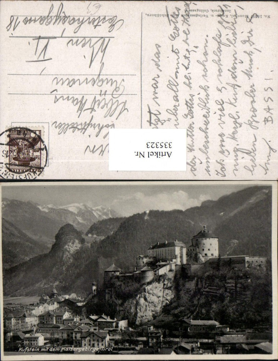 Alte Ansichtskarte – Old Postcard