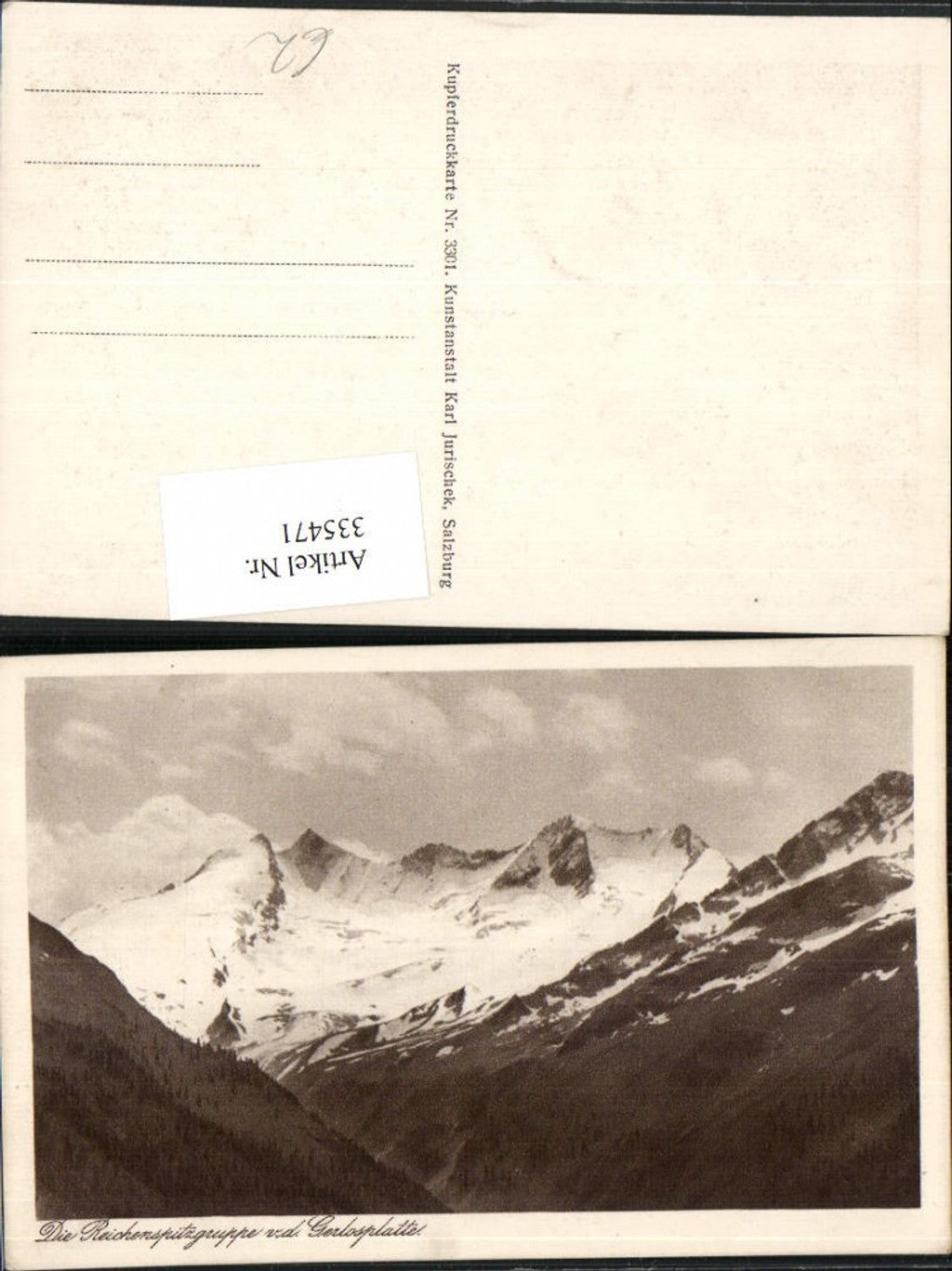 335471,Reichenspitzgruppe von d. Gerlosplatte b. Krimml Bergkulisse