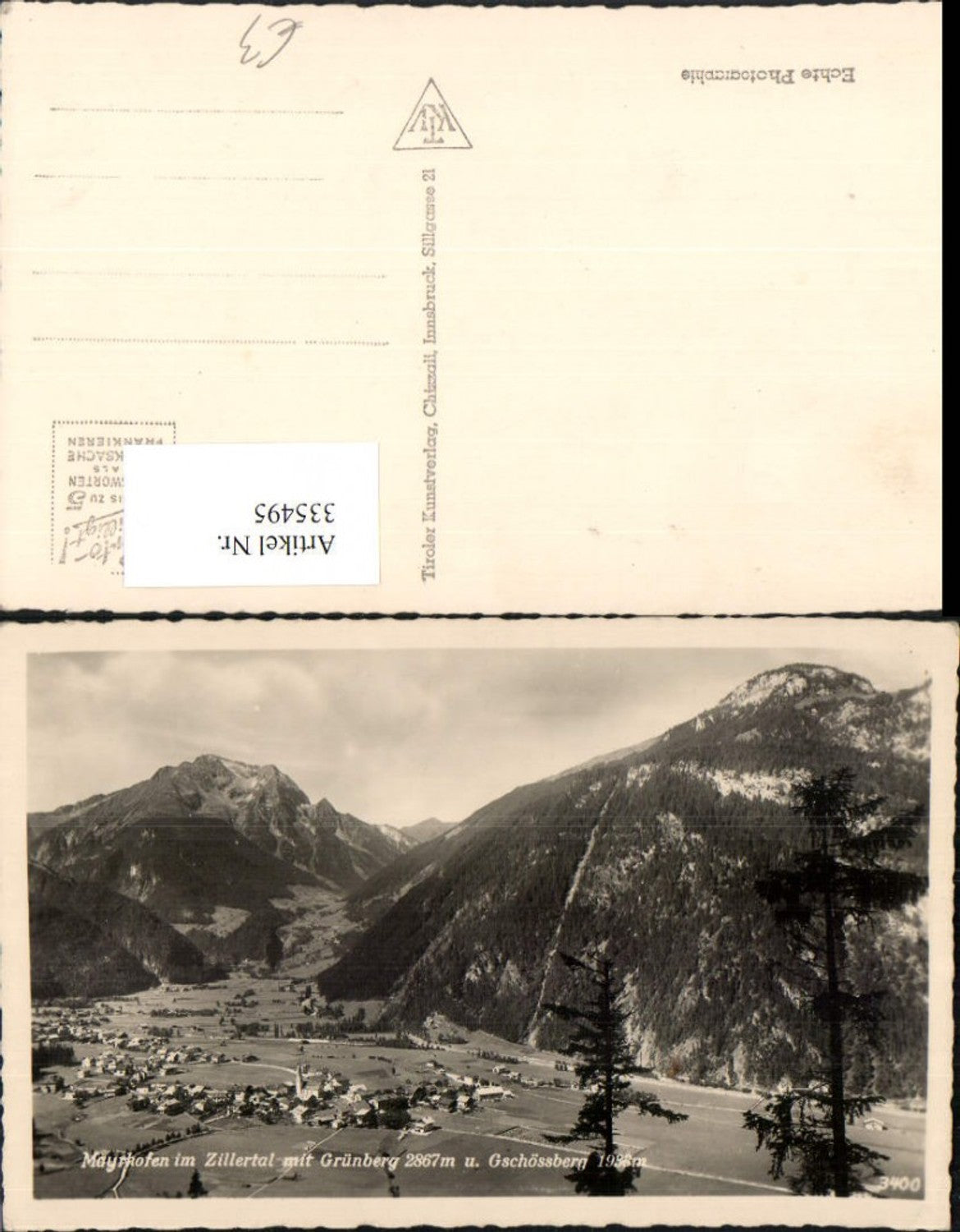 Alte Ansichtskarte – Old Postcard