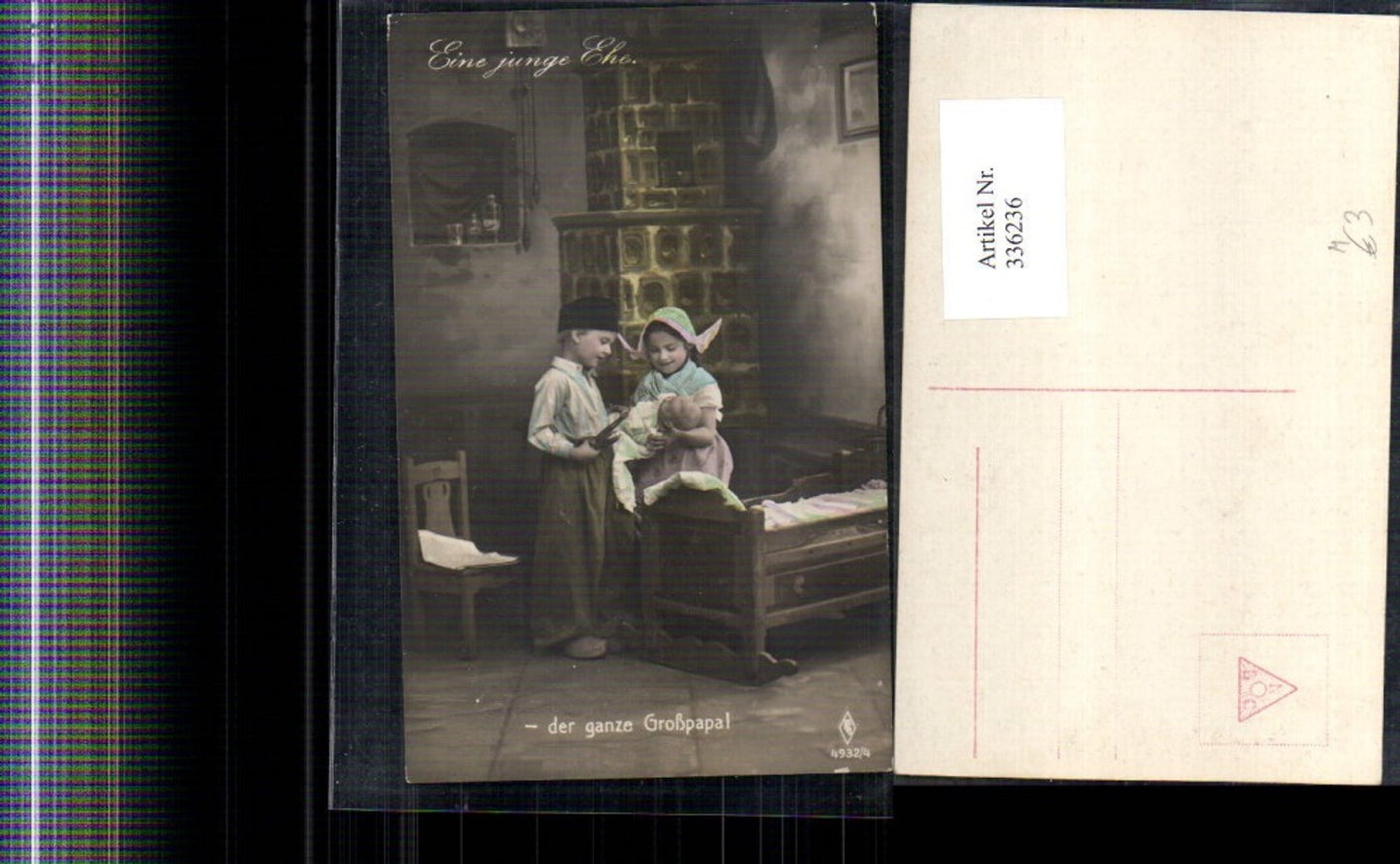 336236, Child Children as adults A young marriage Smoking a pipe