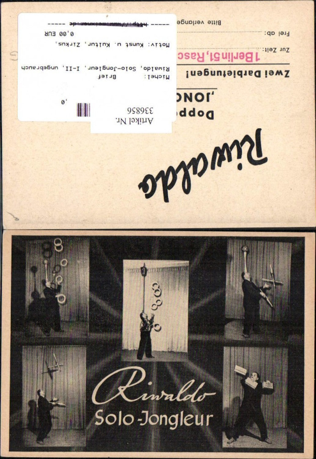 Alte Ansichtskarte – Old Postcard