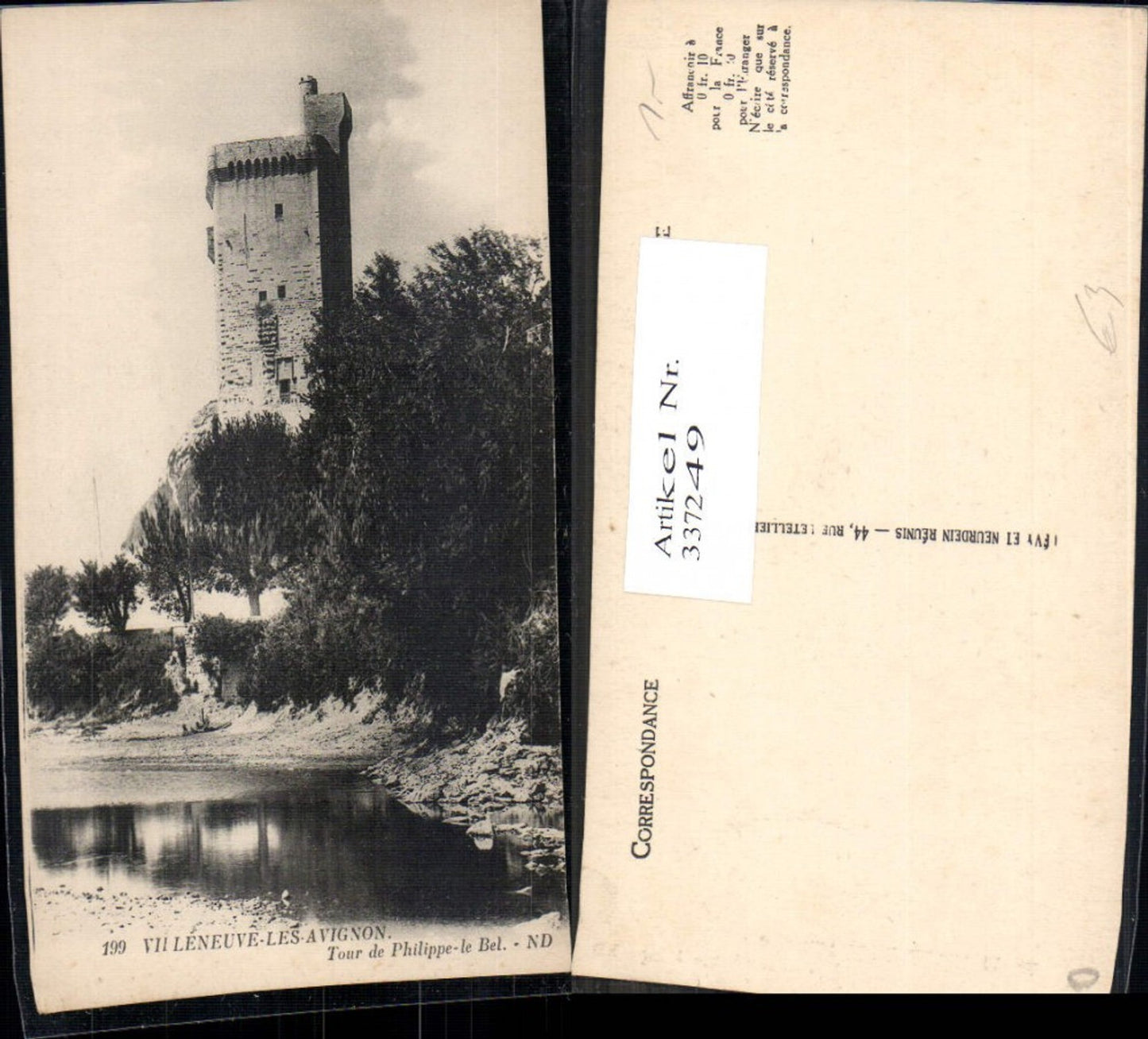 337249,Languedoc-Roussillon Gard Villeneuve les Avignon Tour de Philippe le Bel Turm