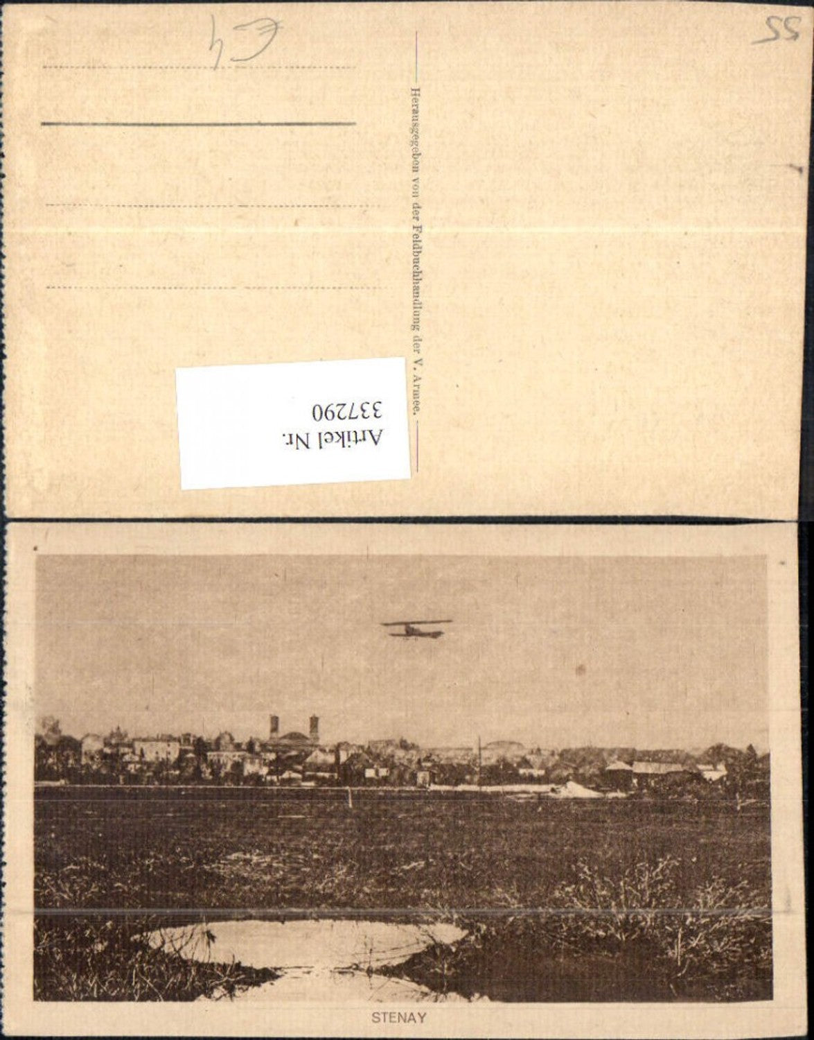 337290,Lothringen Meuse Stenay Flugzeug