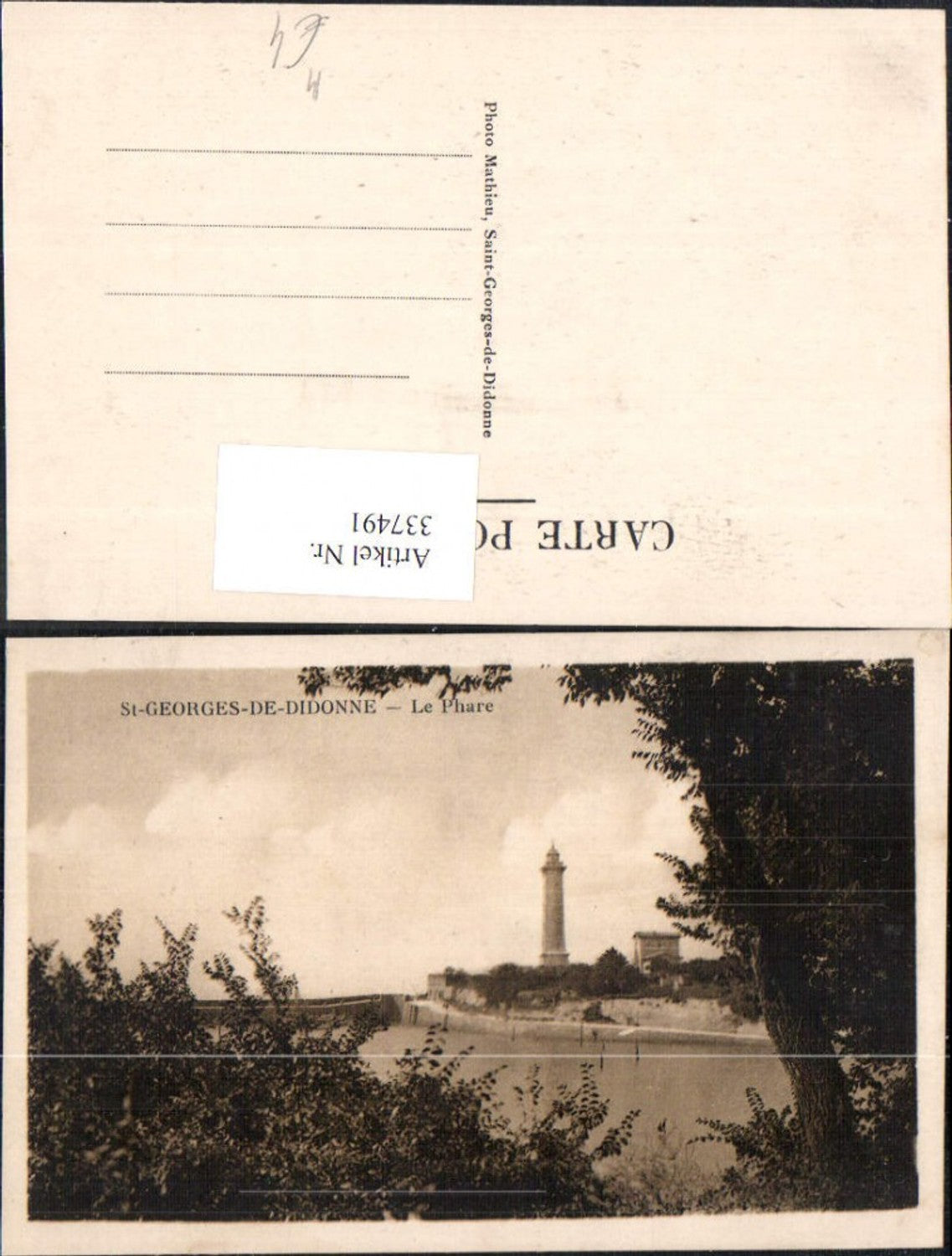 337491,Leuchtturm St Georges de Didonne Le Phare