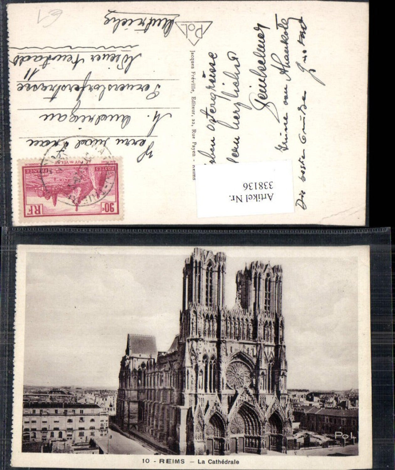 338136,Kirche Reims La Cathedrale