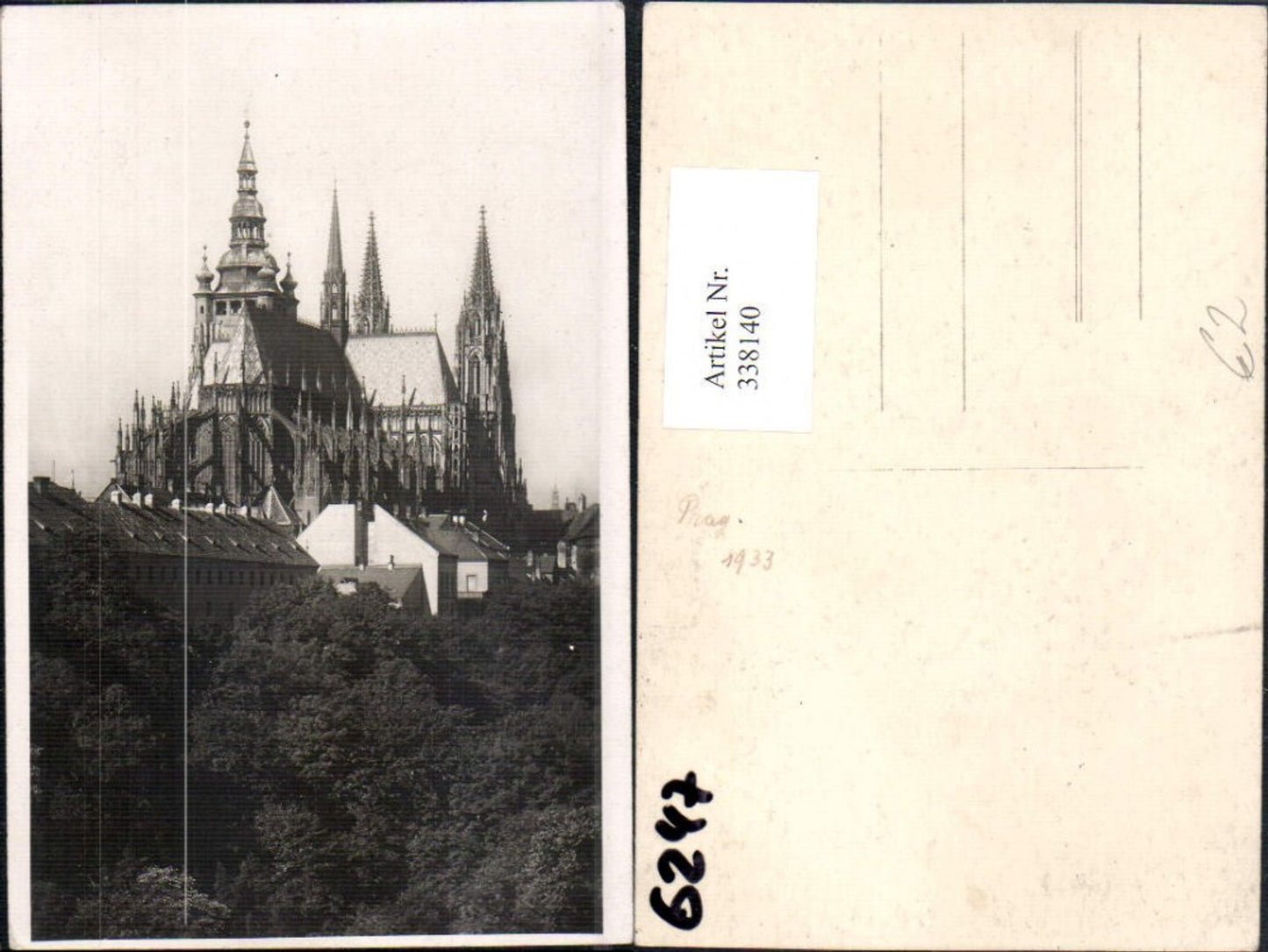 338140,Foto Ak Kirche Dom Prag Veitsdom