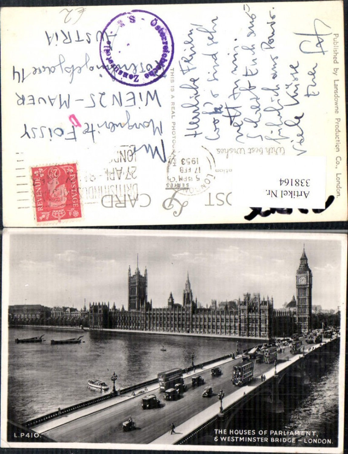 Alte Ansichtskarte – Old Postcard