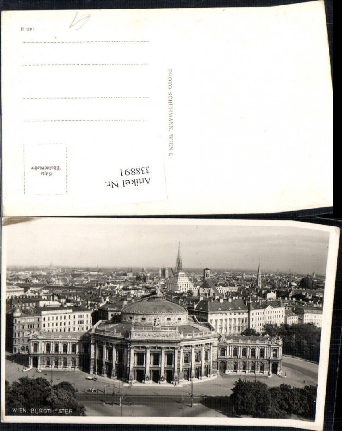 338891, Photo Ak Theater Vienna Burgtheater