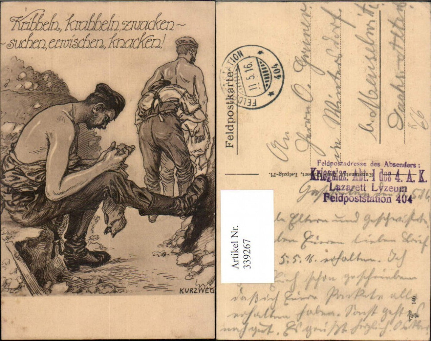 Alte Ansichtskarte – Old Postcard